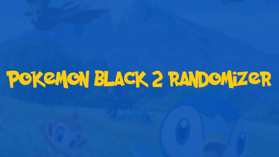 Pokemon Black 2 Randomizer
