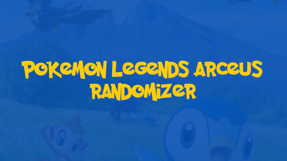 Pokemon Legends Arceus Randomizer