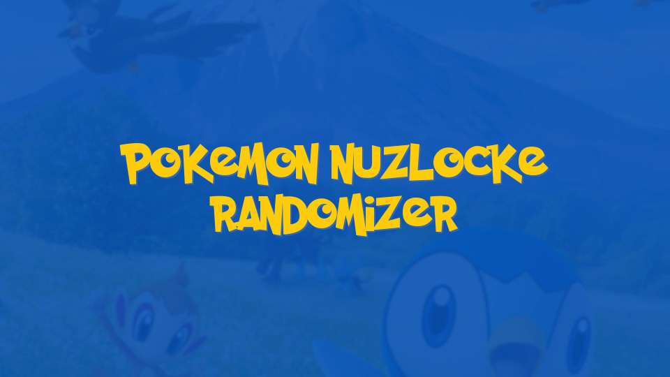 Pokemon Nuzlocke Randomizer