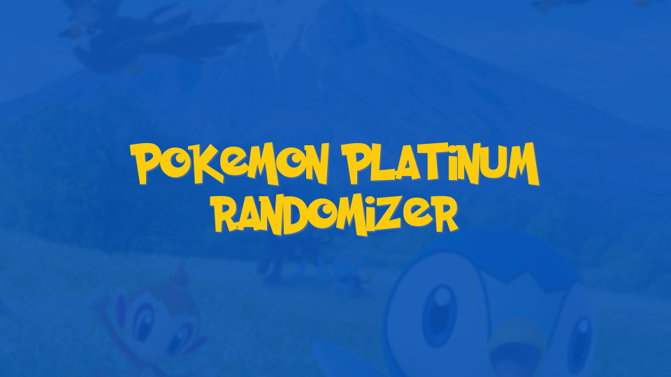 Pokemon Platinum Randomizer