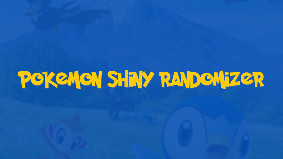 Pokemon Shiny Randomizer