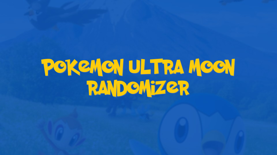 Pokemon Ultra Moon Randomizer