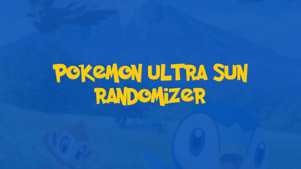 Pokemon Ultra Sun Randomizer